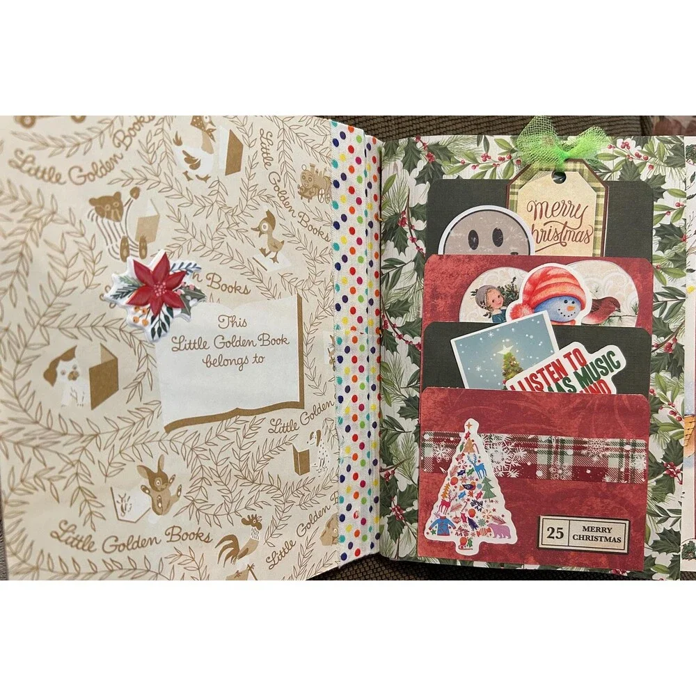 The Tweive Days of Christmas Golden Book Junk Journal
